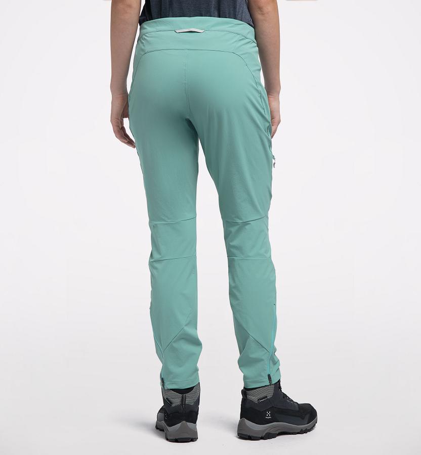 Haglöfs Womens Lizard Hiking Pants Green New Zealand 54601TAFY